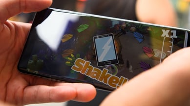 project monarch handheld mobile game shake 